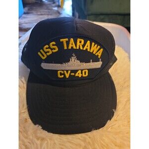 USS TARAWA CV-40 HAT CAP USN NAVY SHIP ESSEX CLASS AIRCRAFT CARRIER